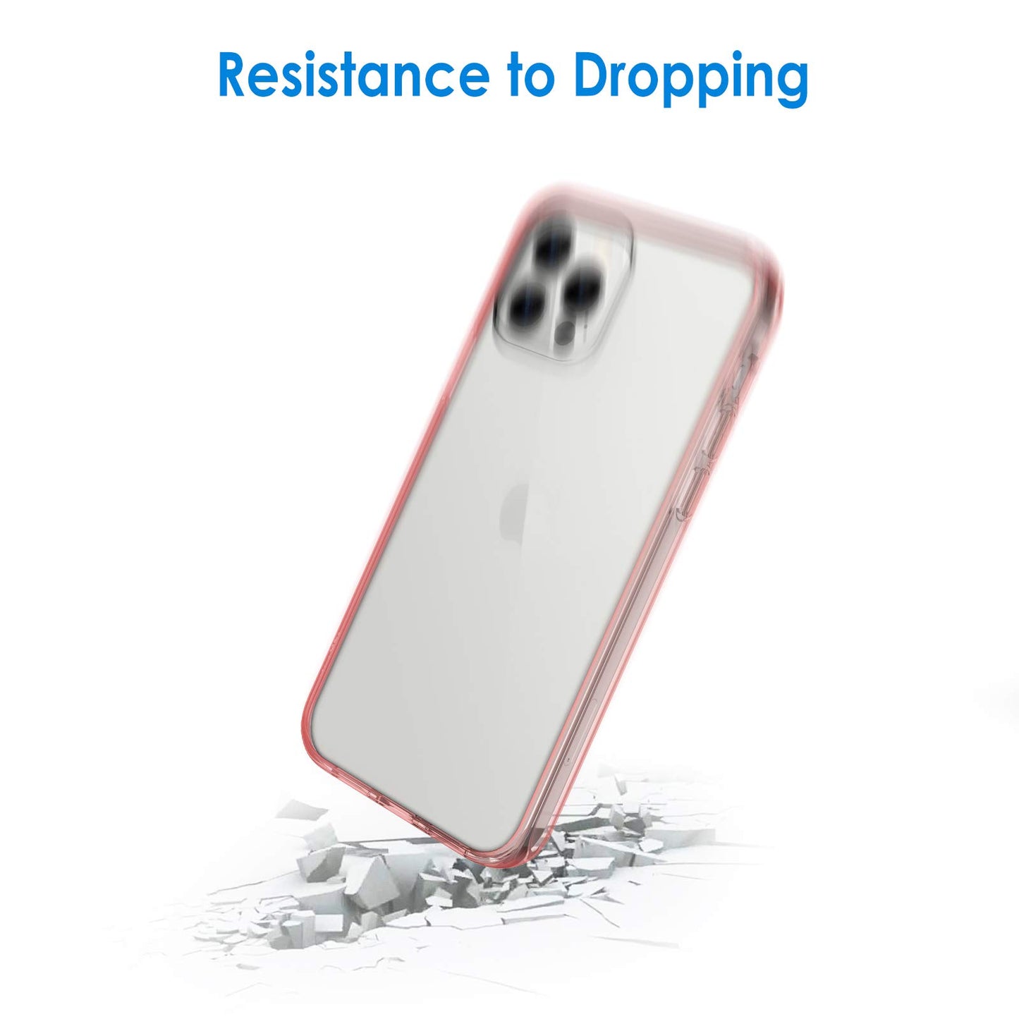 JETech Case for iPhone 12/12 Pro 6.1-Inch, Non-Yellowing Shockproof Phone Bumper Cover, Anti-Scratch Clear Back (HD Clear)
