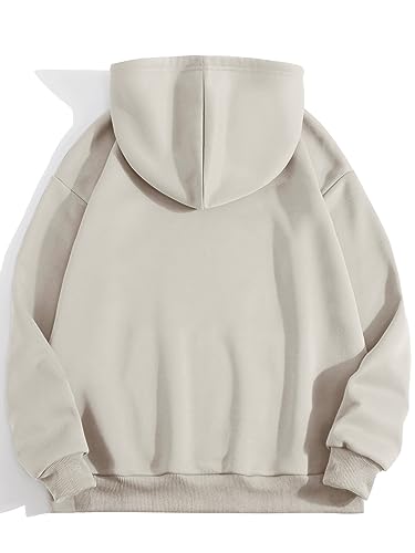 GORGLITTER Women's Graphic Print Hoodies Sweatshirt Long Sleeve Round Neck Drop Shoulder Pullover Top