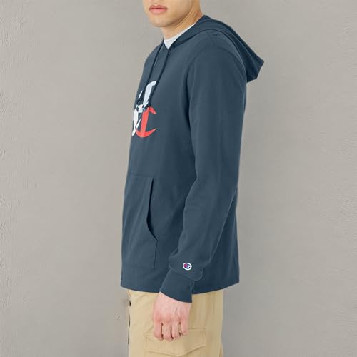 Champion Men's Hoodie, Midweight T-shirt Hoodie, Soft and Comfortable T-shirt Hoodie for Men