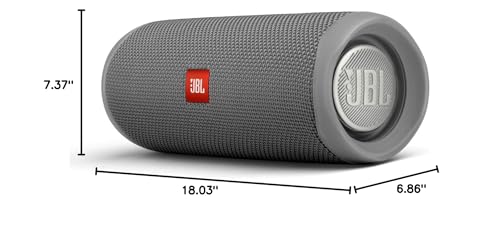 JBL FLIP 5, Waterproof Portable Bluetooth Speaker, Black, Small