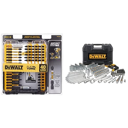 DEWALT Mechanics Tool Set, 1/4" & 3/8" & 1/2" Drive, SAE/Metric, 205-piece (DWMT81534)