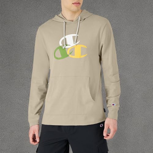 Champion Men's Hoodie, Midweight T-shirt Hoodie, Soft and Comfortable T-shirt Hoodie for Men
