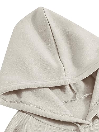 GORGLITTER Women's Graphic Print Hoodies Sweatshirt Long Sleeve Round Neck Drop Shoulder Pullover Top