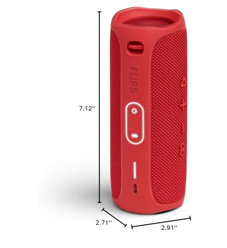 JBL FLIP 5, Waterproof Portable Bluetooth Speaker, Black, Small