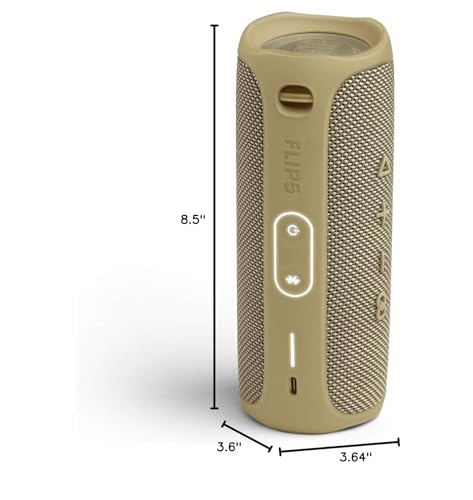 JBL FLIP 5, Waterproof Portable Bluetooth Speaker, Black, Small