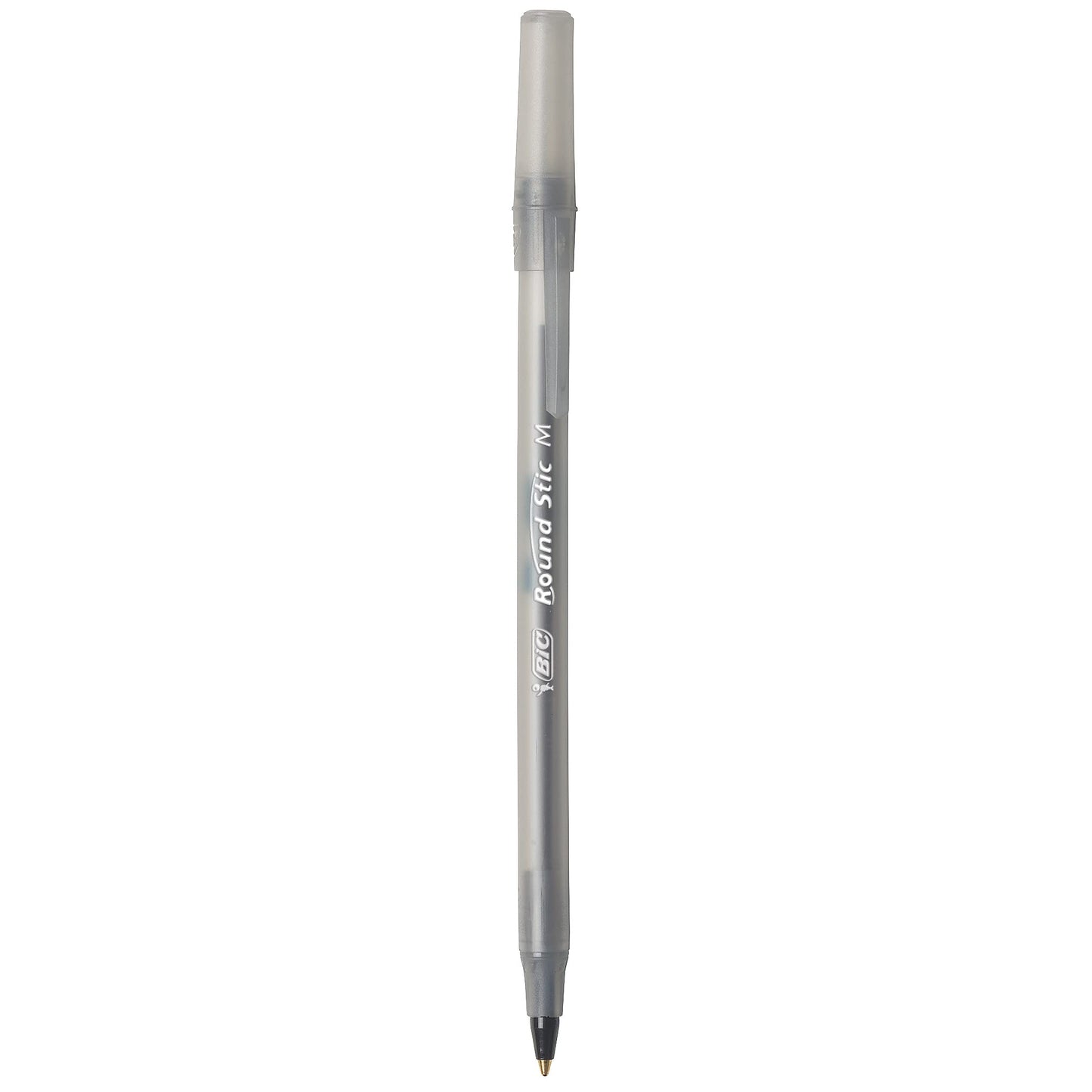 BIC Round Stic Xtra Life Black Ballpoint Pens, Medium Point (1.0mm), 144-Count Pack of Bulk Pens, Flexible Round Barrel for Writing Comfort, No. 1 Selling Ballpoint Pens
