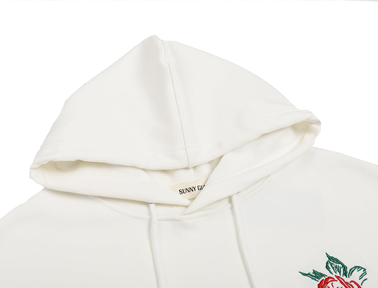 Rose Embroidered Hoodie For Men Women Long Sleeve Letters Printed Hip Hop Hoodie Hooded Sweatshirt