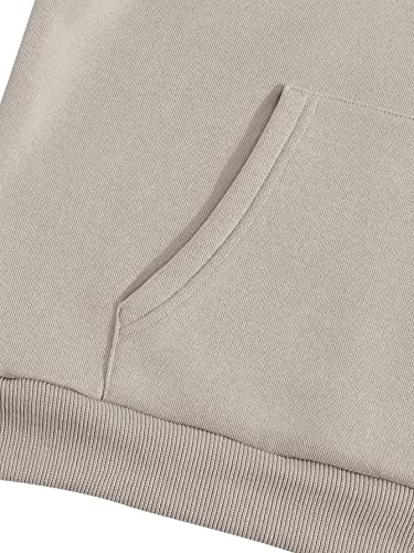 GORGLITTER Women's Graphic Print Hoodies Sweatshirt Long Sleeve Round Neck Drop Shoulder Pullover Top