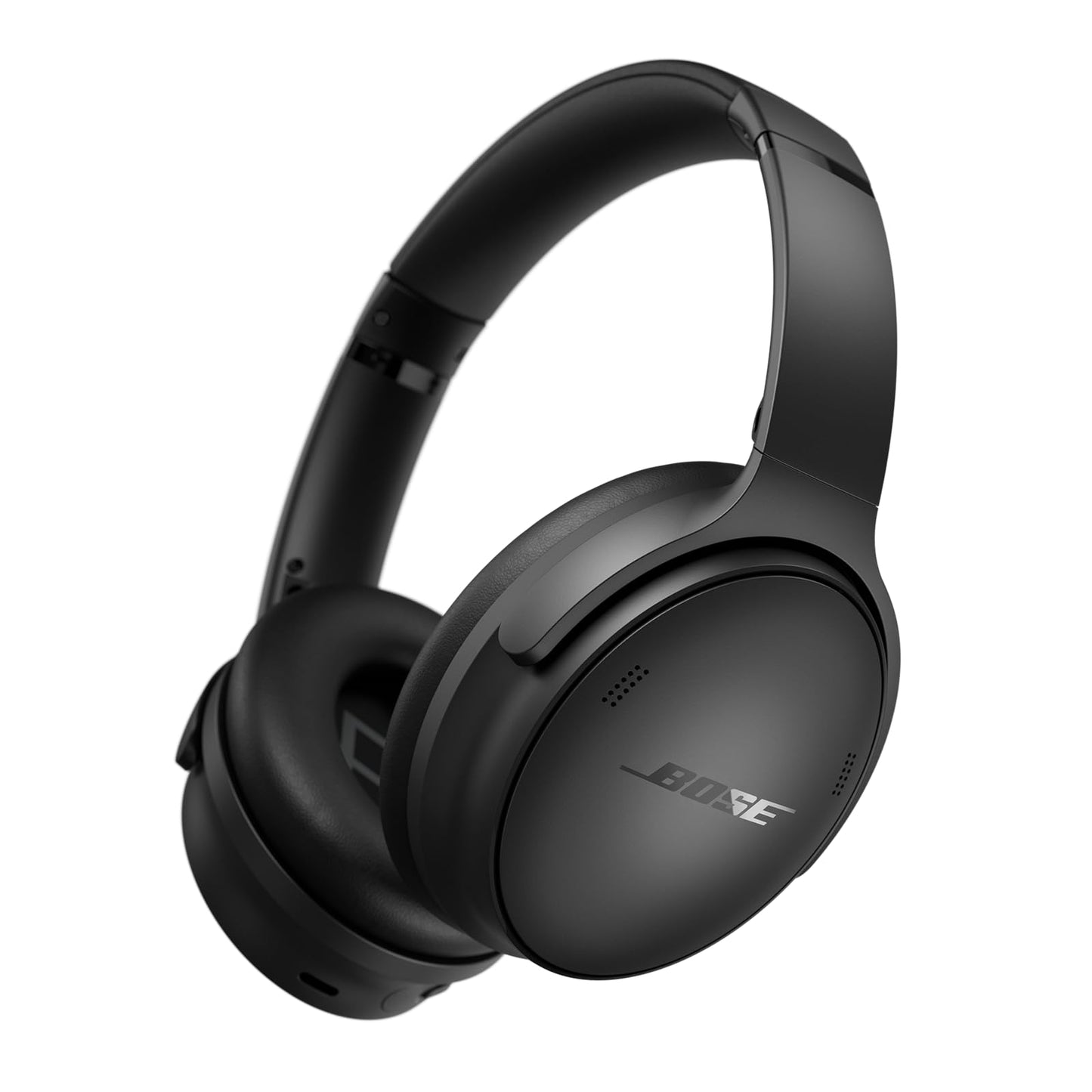 Bose QuietComfort Bluetooth Headphones, Wireless Headphones, Over Ear Noise Cancelling Headphones with Mic, Up To 24 Hours of Battery Life, White Smoke