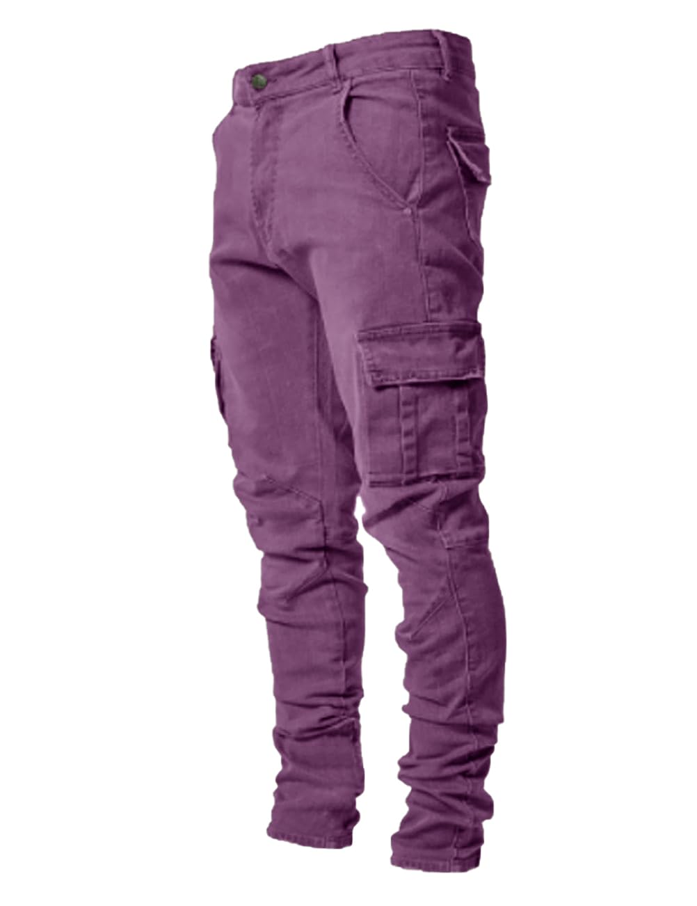 HUNGSON Men's Slim Fit Stretch Jeans Ripped Skinny Jeans for Men, Distressed Straight Leg Fashion Comfort Flex Waist Pants