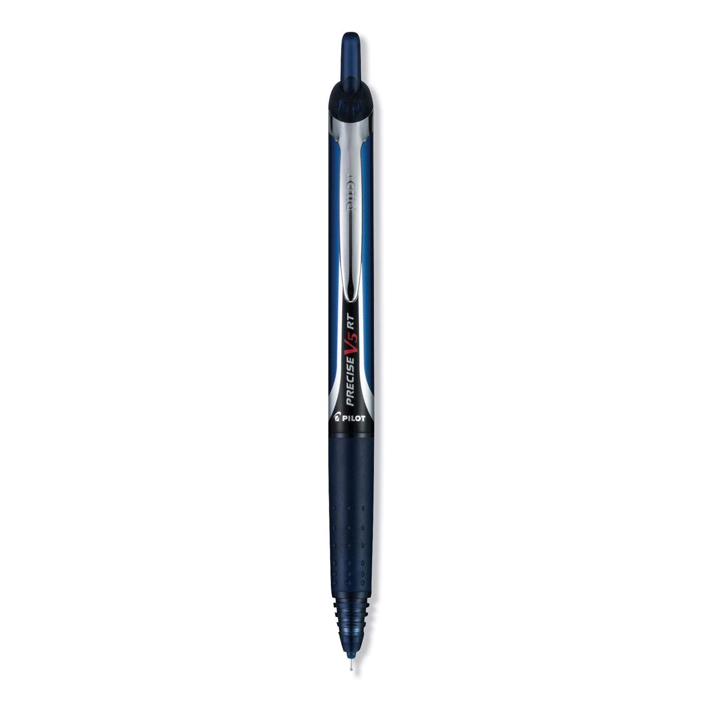 Pilot, Precise V5 RT Refillable & Retractable Rolling Ball Pens, Extra Fine Point 0.5 mm, Assorted Colors, Pack of 12