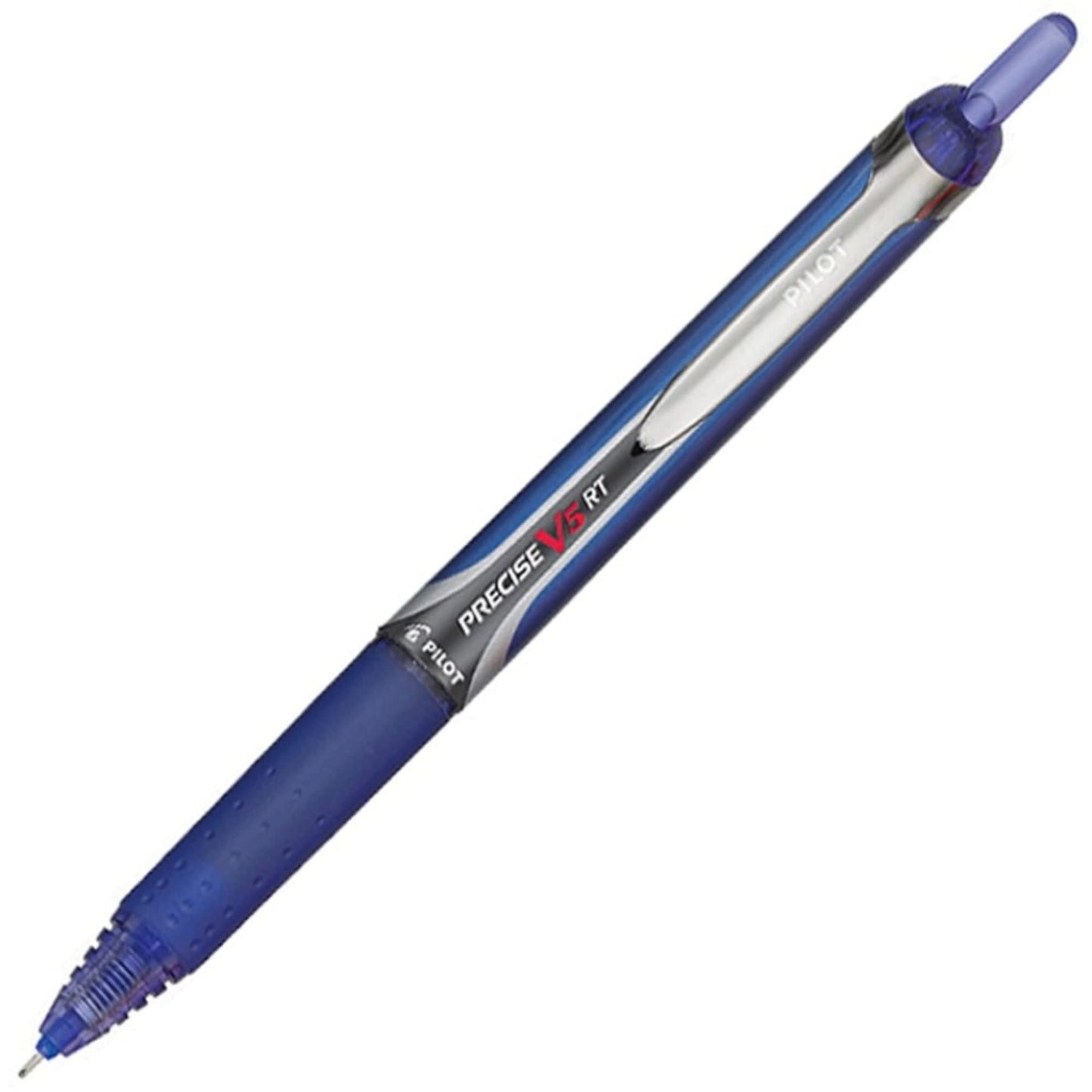 Pilot, Precise V5 RT Refillable & Retractable Rolling Ball Pens, Extra Fine Point 0.5 mm, Assorted Colors, Pack of 12
