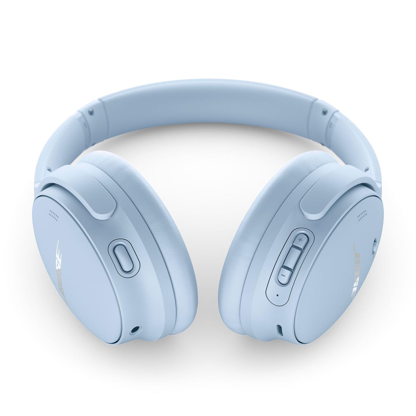 Bose QuietComfort Bluetooth Headphones, Wireless Headphones, Over Ear Noise Cancelling Headphones with Mic, Up To 24 Hours of Battery Life, White Smoke