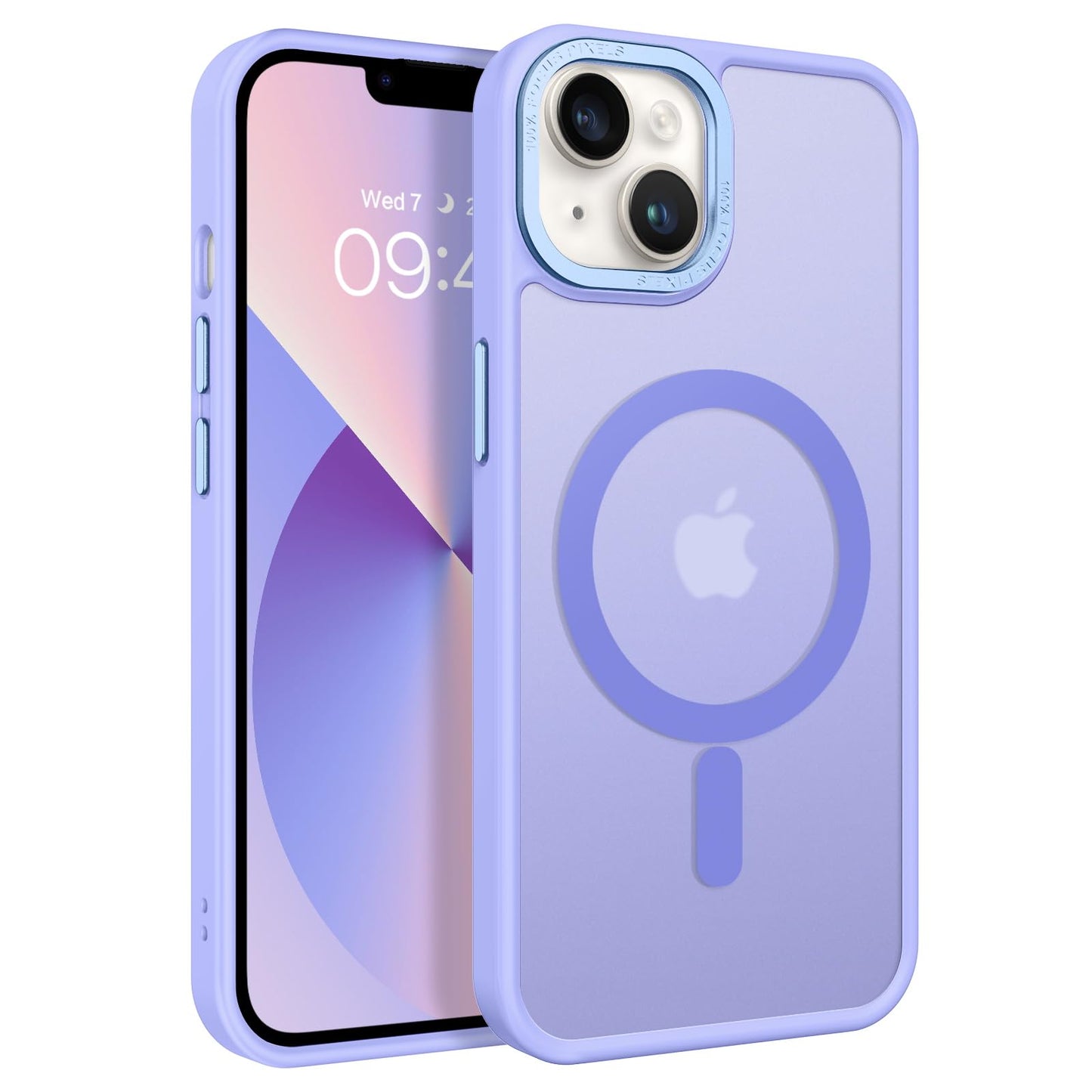BENTOBEN Magnetic for iPhone 13 Case & iPhone 14 Case [Compatible with Magsafe] Translucent Matte Phone Case iPhone 13/14 Slim Fit Shockproof Women Men Protective Cover for iPhone 13/14 6.1", Hot Pink