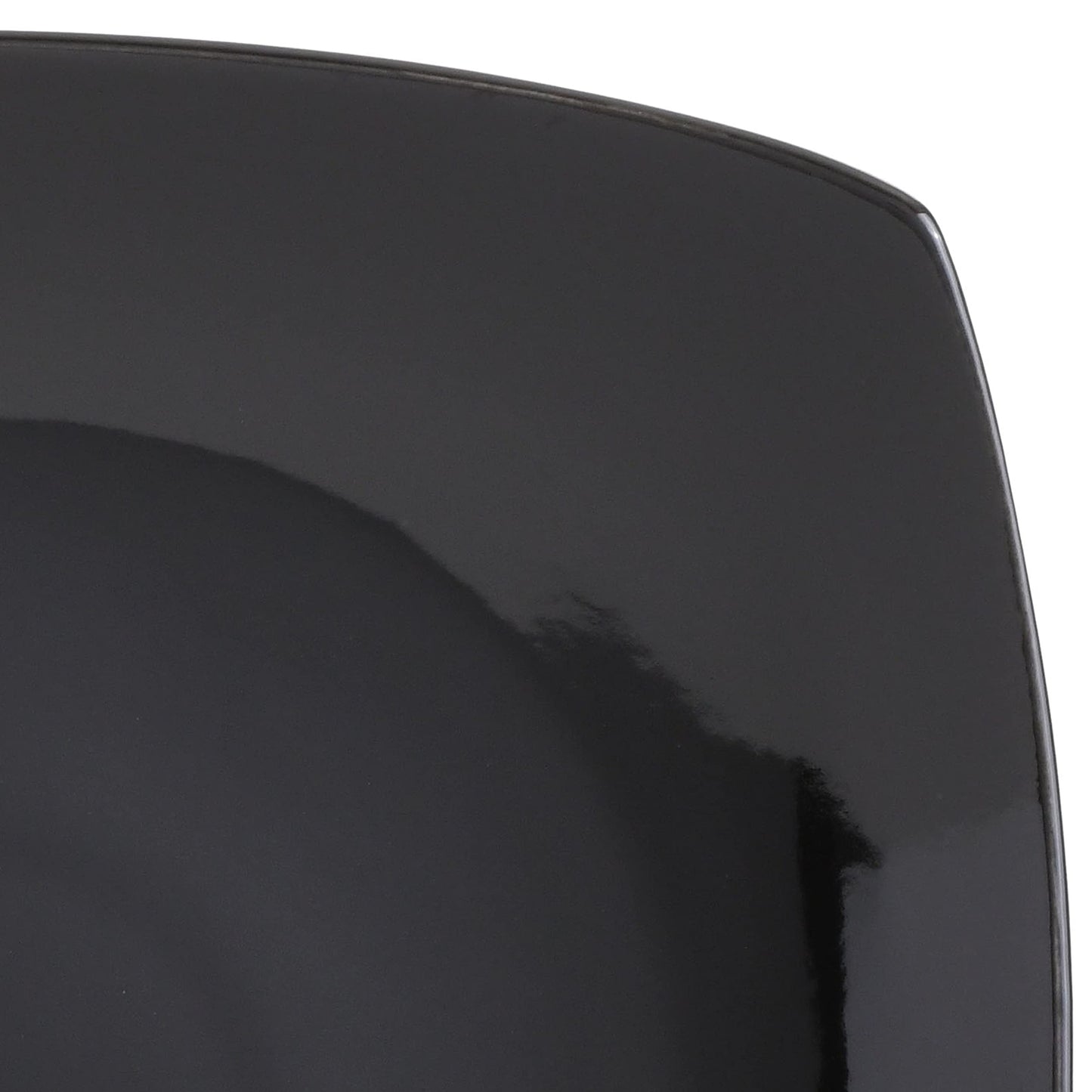 Gibson Soho Lounge Square Reactive Glaze Dinnerware Set, Red, Service for 4 (16pcs)