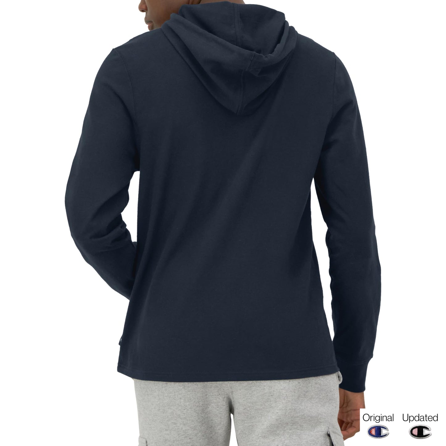 Champion Men's Hoodie, Midweight T-shirt Hoodie, Soft and Comfortable T-shirt Hoodie for Men