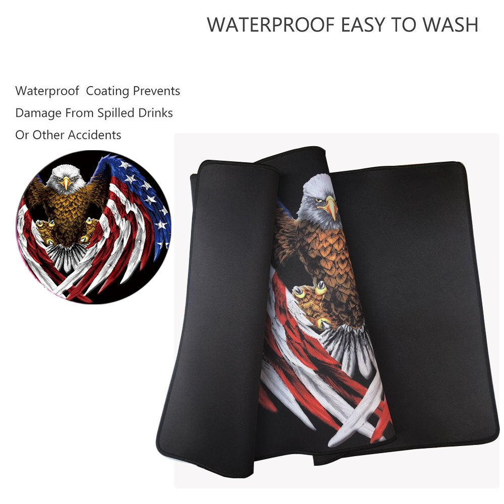 XXL Professional Large Mouse Pad & Computer Game Mouse Mat (35.4x15.7x0.1IN, Map) (90 * 40 Map)