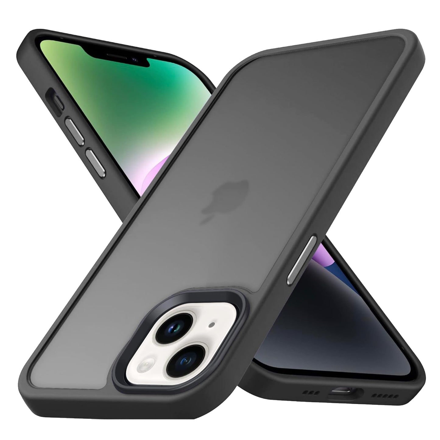 Designed for iPhone 12 & iPhone 12 Pro Case, [Support Wireless Charging] Silicone Soft Anti-Scratch Shockproof Protective Slim Translucent Phone Case for iPhone 12/12 Pro 6.1 inch,Green