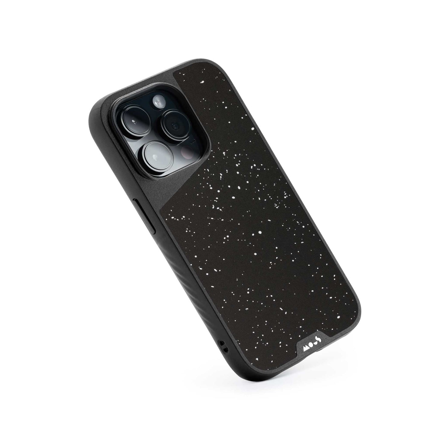Mous - Case for iPhone 14 - Black Leather - Limitless 5.0 - Protective iPhone 14 Case MagSafe Compatible - Shockproof Phone Cover