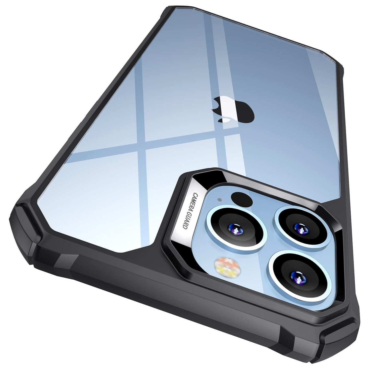 ESR Air Armor Case, Compatible with iPhone 13 Pro Max Case, Military-Grade Drop Protection, Shock-Absorbing Corners, Yellowing-Resistant Hard Back, Scratch Resistant, Clear