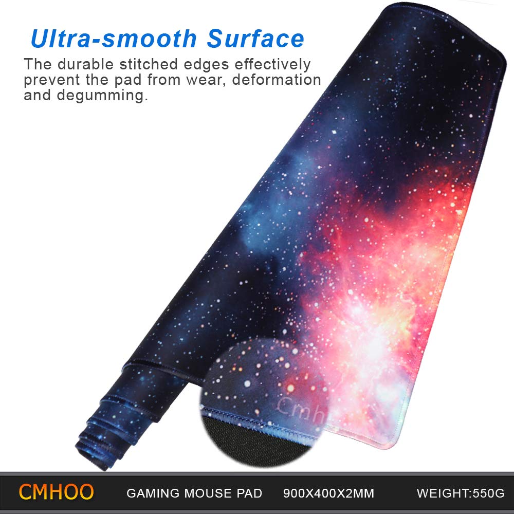 XXL Professional Large Mouse Pad & Computer Game Mouse Mat (35.4x15.7x0.1IN, Map) (90 * 40 Map)