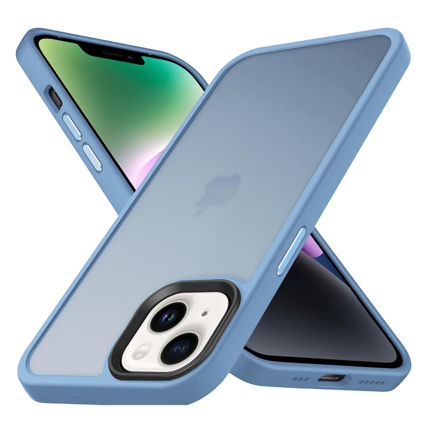 Designed for iPhone 12 & iPhone 12 Pro Case, [Support Wireless Charging] Silicone Soft Anti-Scratch Shockproof Protective Slim Translucent Phone Case for iPhone 12/12 Pro 6.1 inch,Green