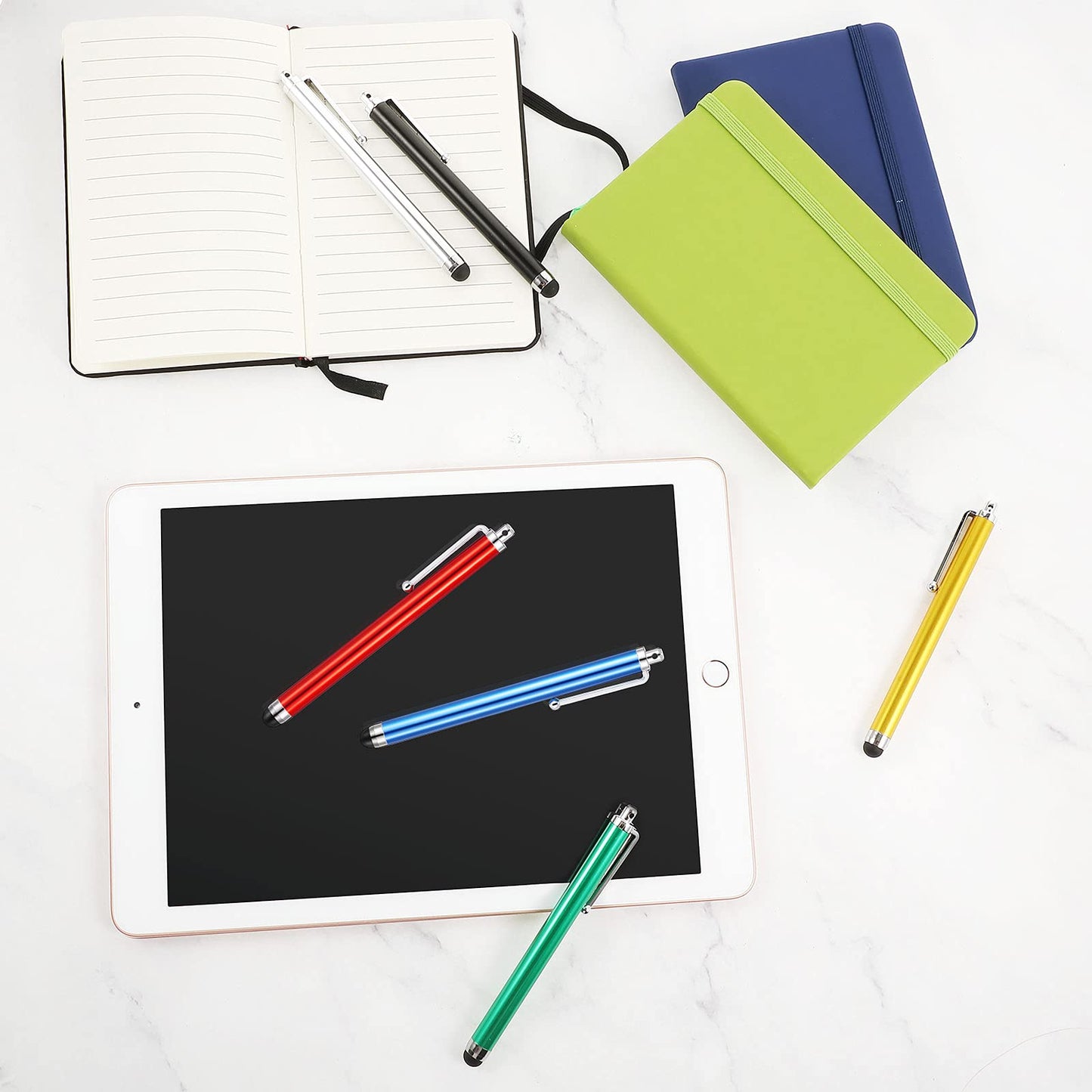 Outus Stylus Pen Set of 36 for Universal Capacitive Touch Screens Devices, Stylus Pens for Touch Screens Devices, Compatible with Tablet (Black)