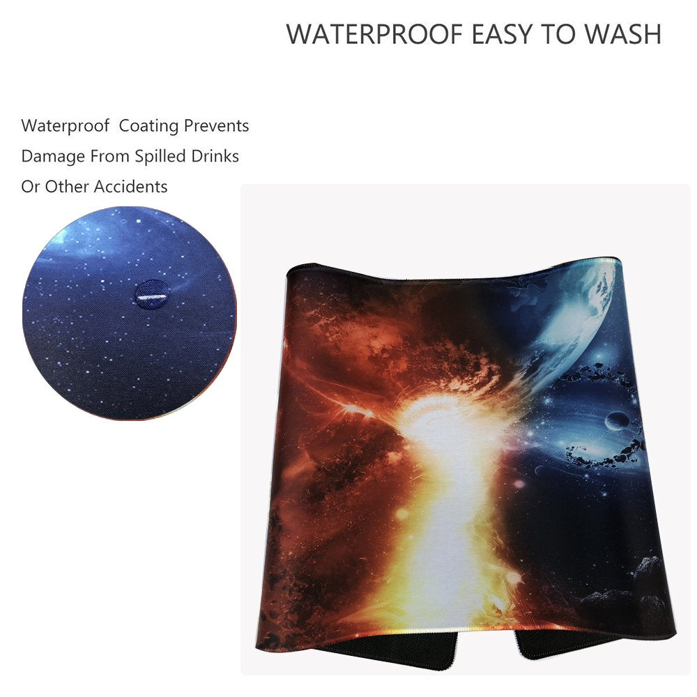 XXL Professional Large Mouse Pad & Computer Game Mouse Mat (35.4x15.7x0.1IN, Map) (90 * 40 Map)