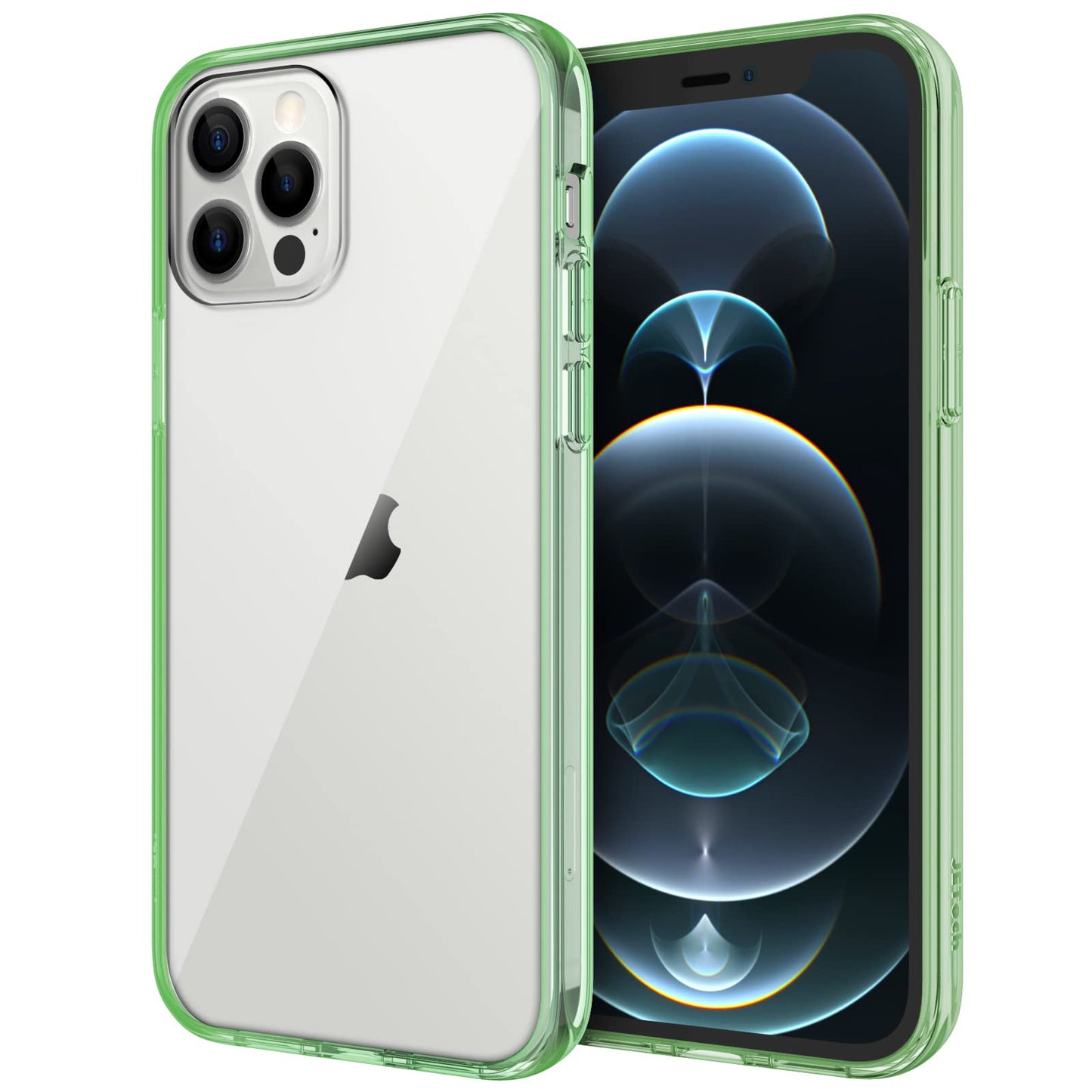 JETech Case for iPhone 12/12 Pro 6.1-Inch, Non-Yellowing Shockproof Phone Bumper Cover, Anti-Scratch Clear Back (HD Clear)