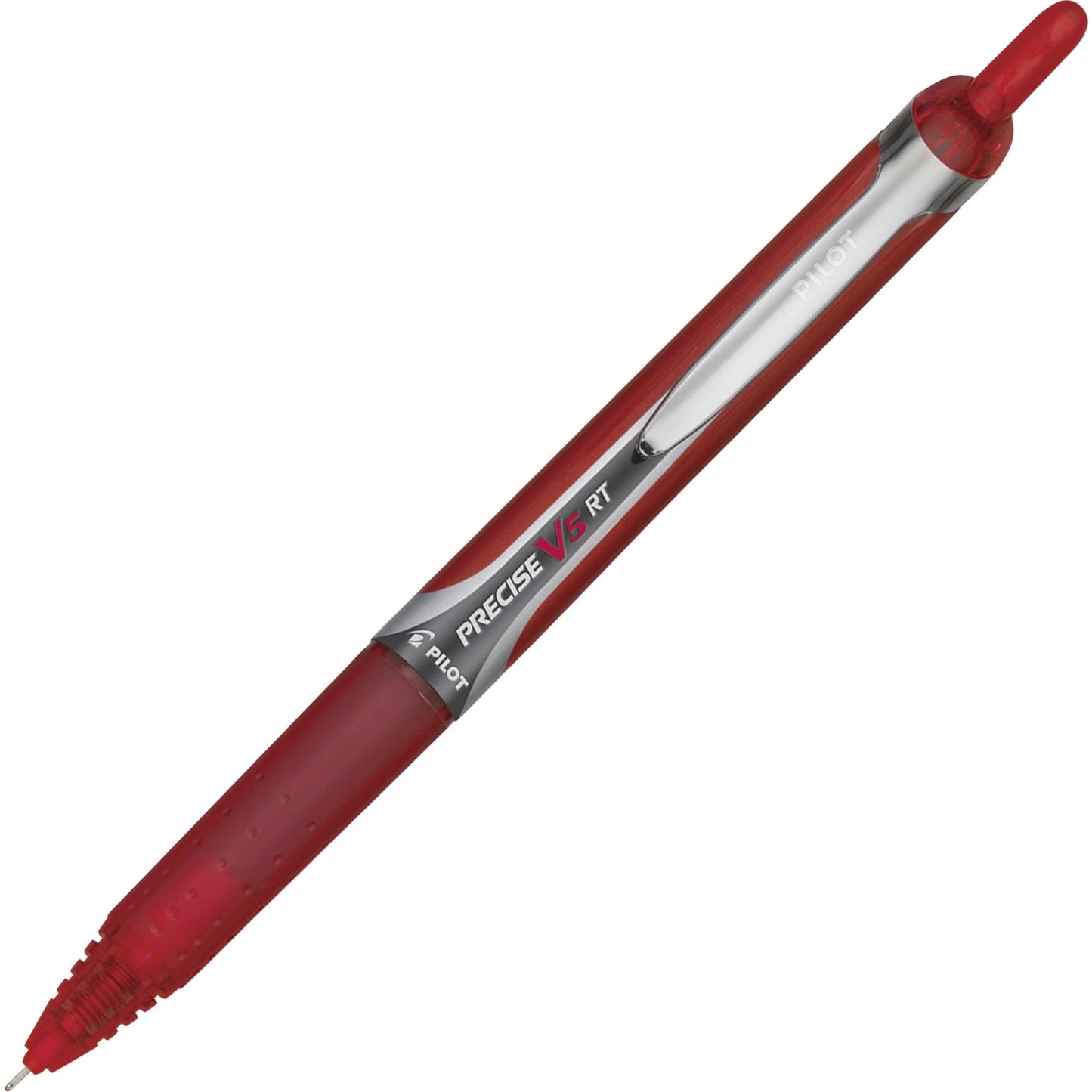 Pilot, Precise V5 RT Refillable & Retractable Rolling Ball Pens, Extra Fine Point 0.5 mm, Assorted Colors, Pack of 12