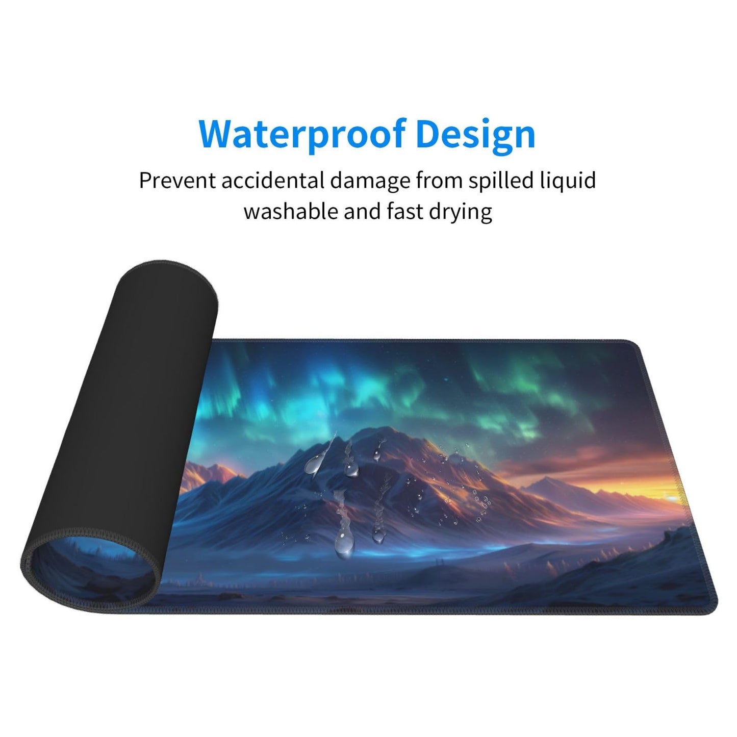 Japanese Mouse Pad, Large Japanese Desk Mat, XL Anime Gaming Keyboard Mat, Non-Slip Rubber Base, Big Extended Desk Protector for Home Office, 31.5”x11.8”