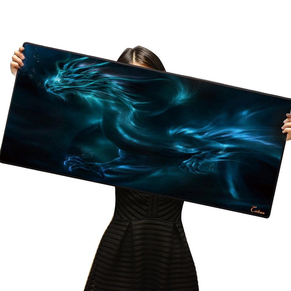 XXL Professional Large Mouse Pad & Computer Game Mouse Mat (35.4x15.7x0.1IN, Map) (90 * 40 Map)