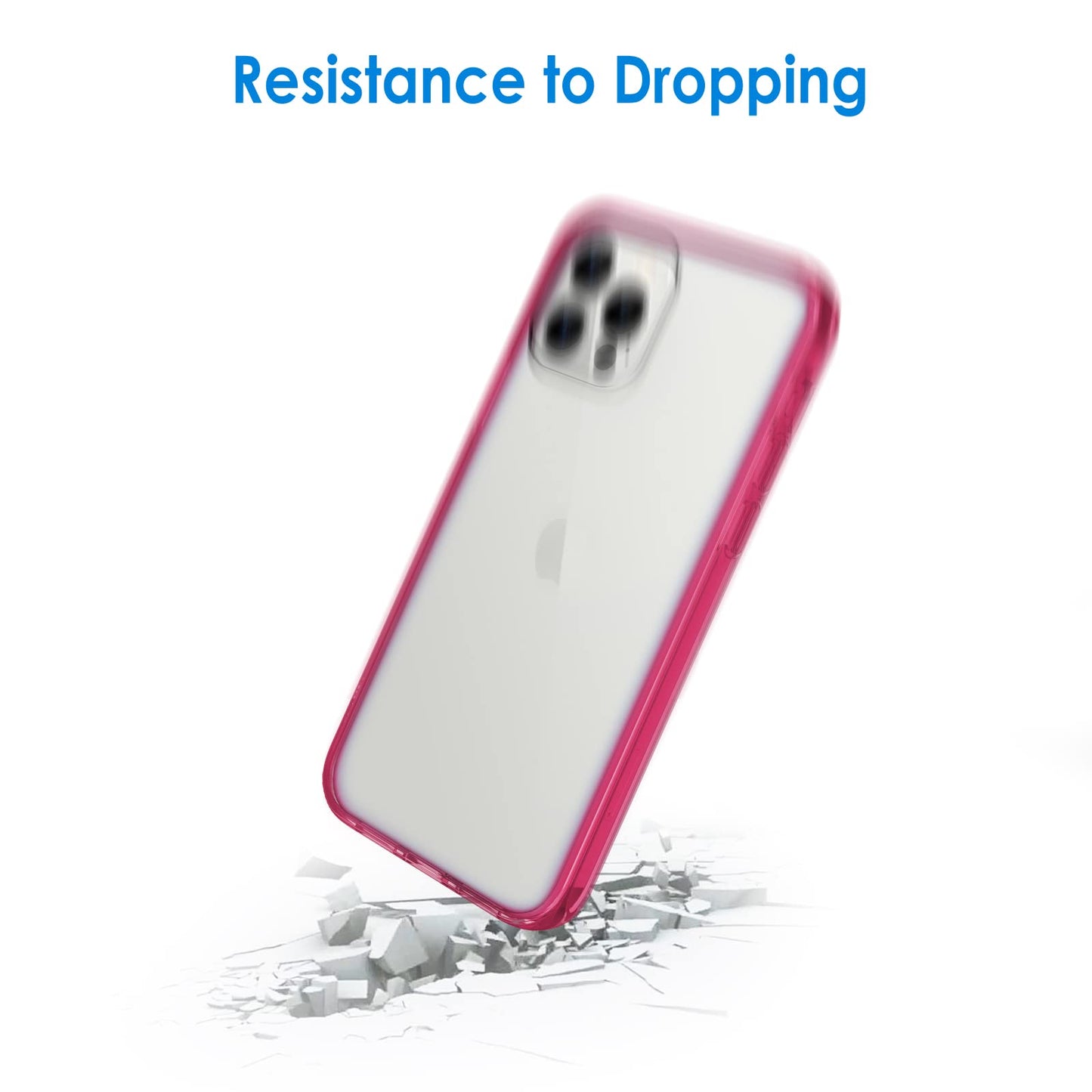 JETech Case for iPhone 12/12 Pro 6.1-Inch, Non-Yellowing Shockproof Phone Bumper Cover, Anti-Scratch Clear Back (HD Clear)