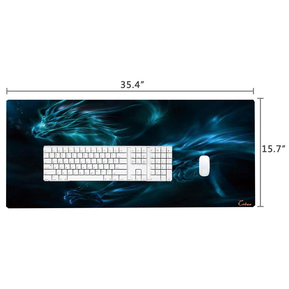 XXL Professional Large Mouse Pad & Computer Game Mouse Mat (35.4x15.7x0.1IN, Map) (90 * 40 Map)