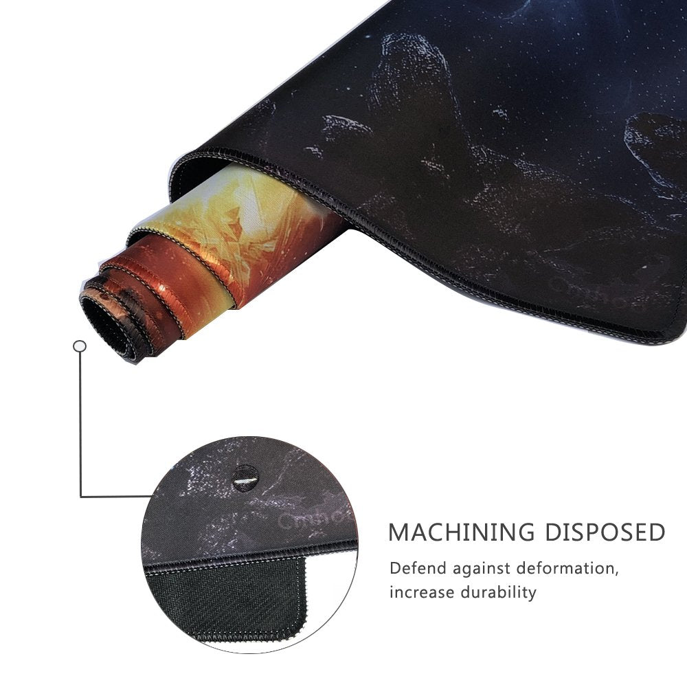 XXL Professional Large Mouse Pad & Computer Game Mouse Mat (35.4x15.7x0.1IN, Map) (90 * 40 Map)