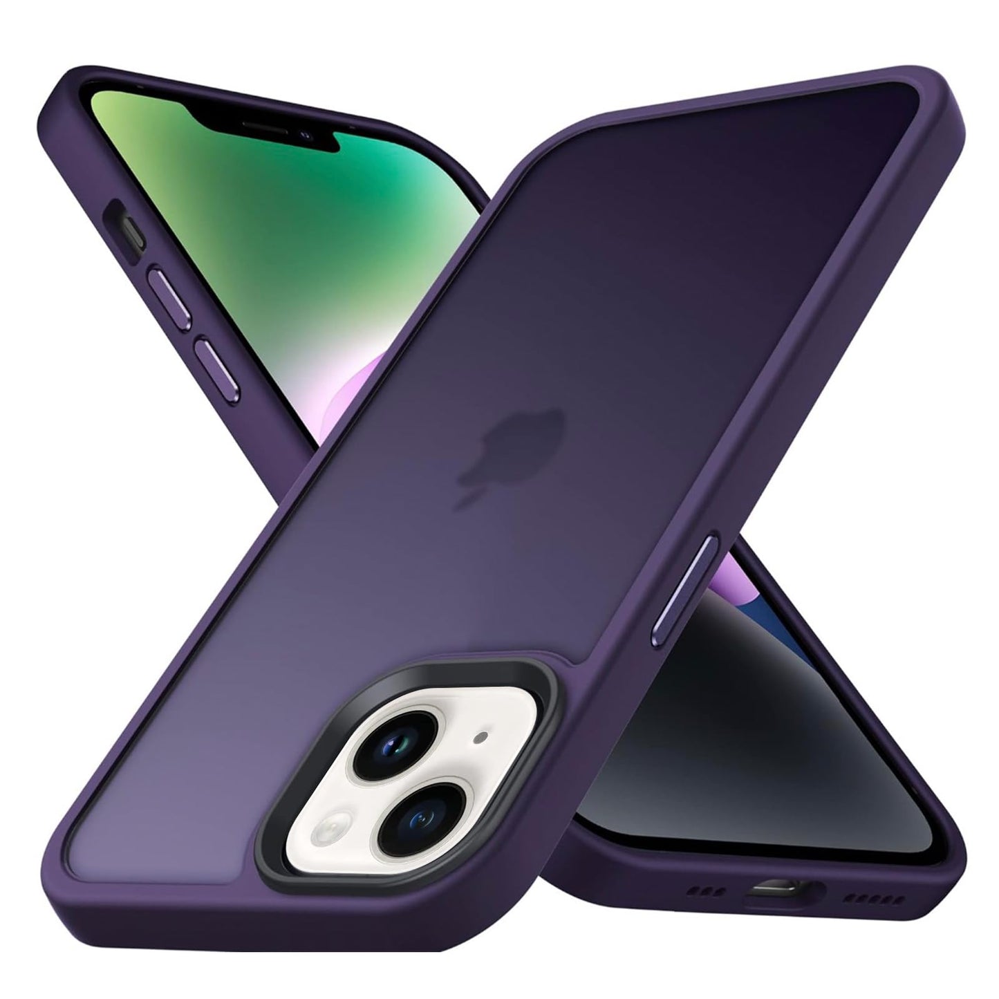 Designed for iPhone 12 & iPhone 12 Pro Case, [Support Wireless Charging] Silicone Soft Anti-Scratch Shockproof Protective Slim Translucent Phone Case for iPhone 12/12 Pro 6.1 inch,Green