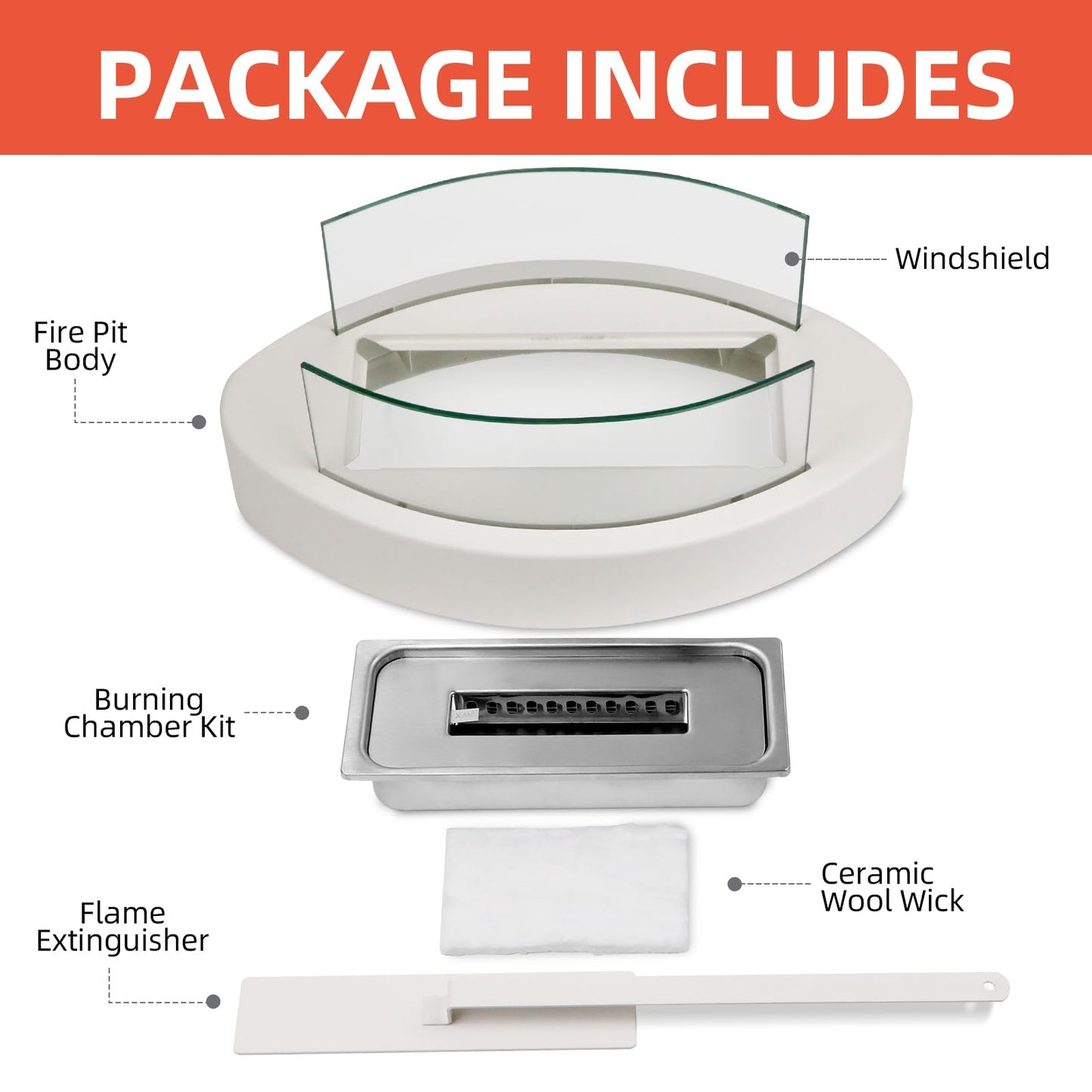 2024 New Tabletop Fire Pit,Woodgrain Portable Table Top Firepit Outdoor Indoor Table top Fireplace Smores Maker for Family Dinner Party Patio Balcony Backyard Housewarming Table Decor