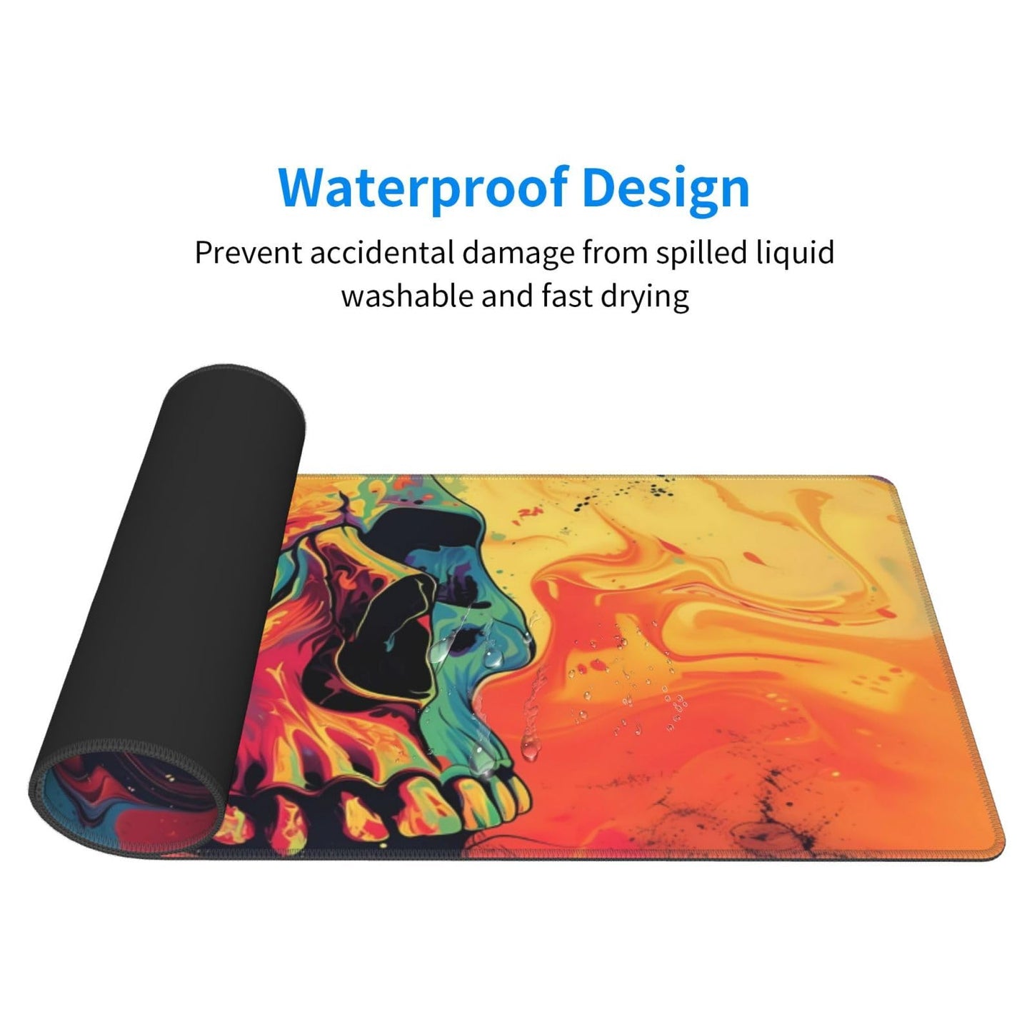 Japanese Mouse Pad, Large Japanese Desk Mat, XL Anime Gaming Keyboard Mat, Non-Slip Rubber Base, Big Extended Desk Protector for Home Office, 31.5”x11.8”