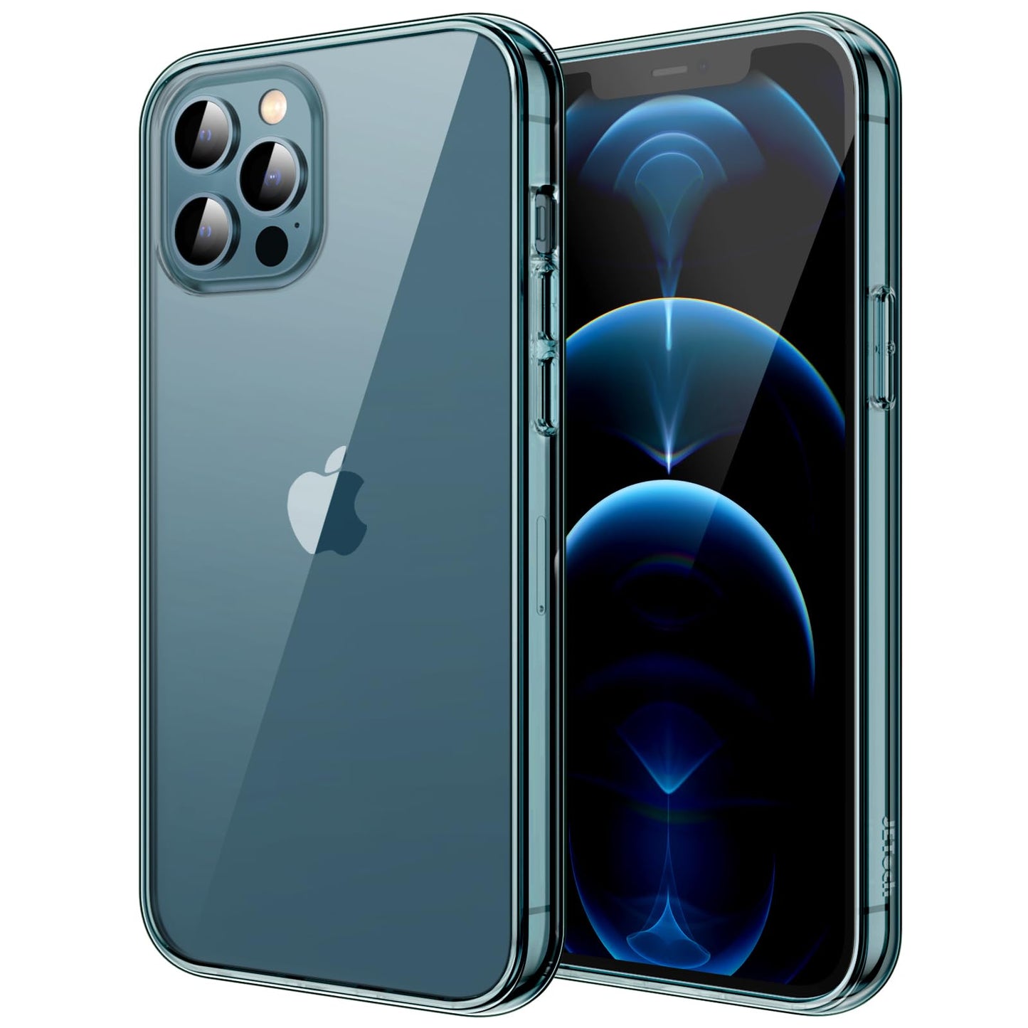 JETech Case for iPhone 12/12 Pro 6.1-Inch, Non-Yellowing Shockproof Phone Bumper Cover, Anti-Scratch Clear Back (HD Clear)
