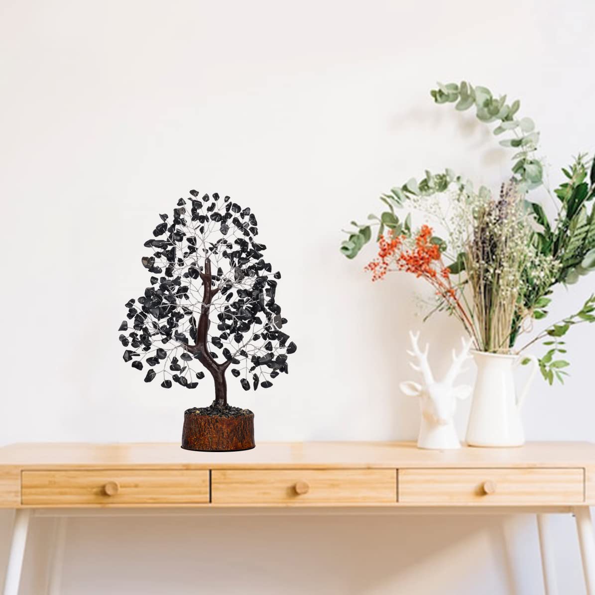 7 Chakra Tree, Crystals and Healing Stones, Chakra Tree of Life Crystal Tree for Positive Energy, Birthday Gifts for Women, Home Office Decor, House Warming Gifts New Home, Spiritual Gifts