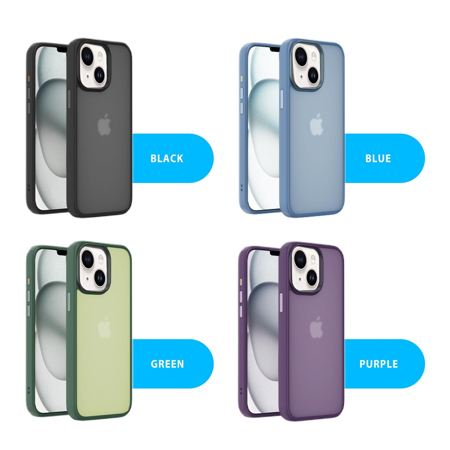 Designed for iPhone 12 & iPhone 12 Pro Case, [Support Wireless Charging] Silicone Soft Anti-Scratch Shockproof Protective Slim Translucent Phone Case for iPhone 12/12 Pro 6.1 inch,Green