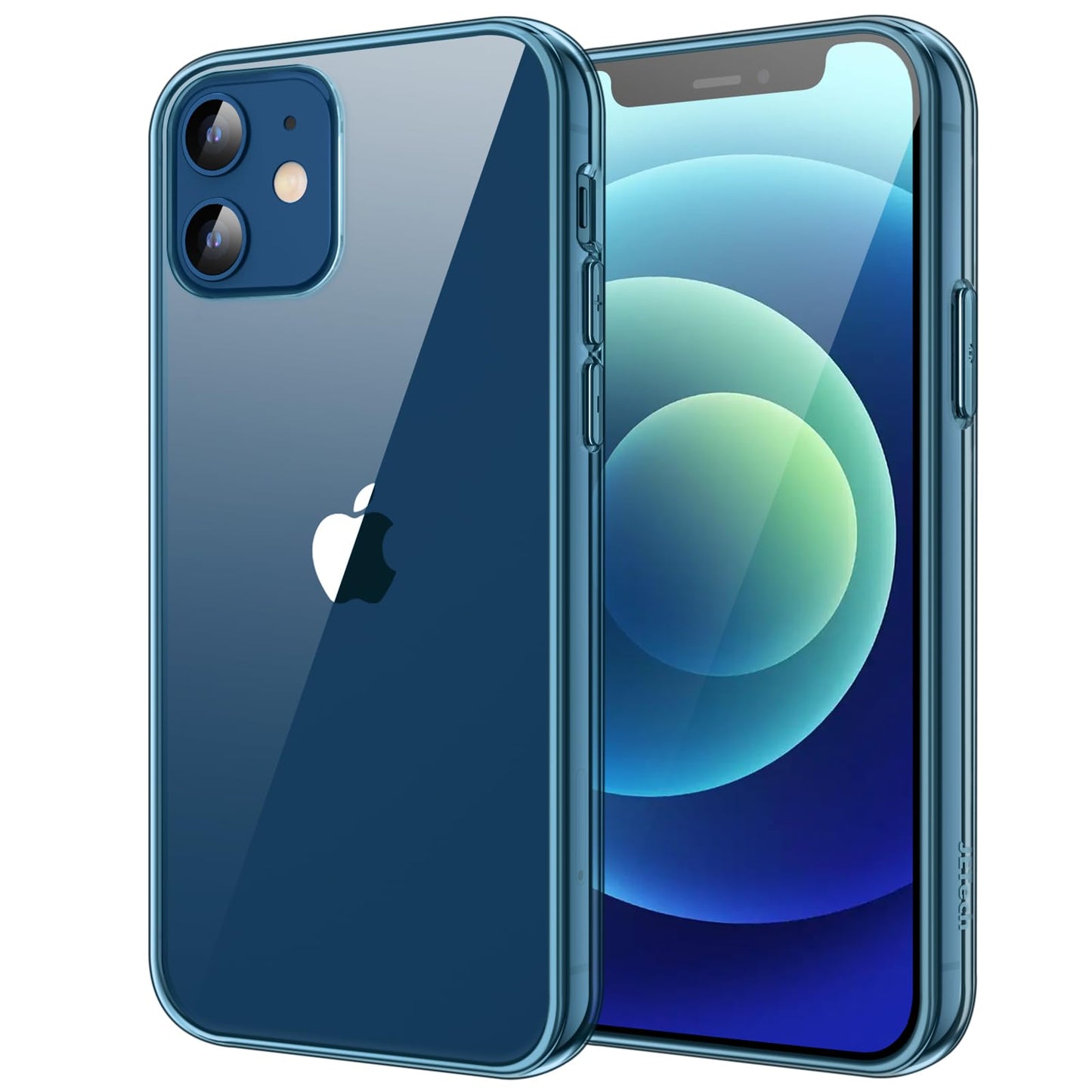 JETech Case for iPhone 12/12 Pro 6.1-Inch, Non-Yellowing Shockproof Phone Bumper Cover, Anti-Scratch Clear Back (HD Clear)