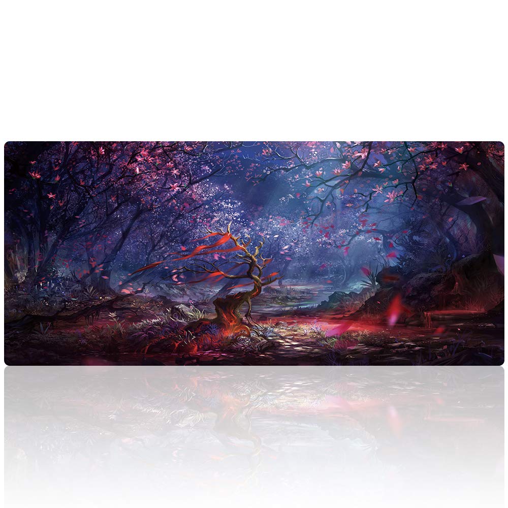 XXL Professional Large Mouse Pad & Computer Game Mouse Mat (35.4x15.7x0.1IN, Map) (90 * 40 Map)