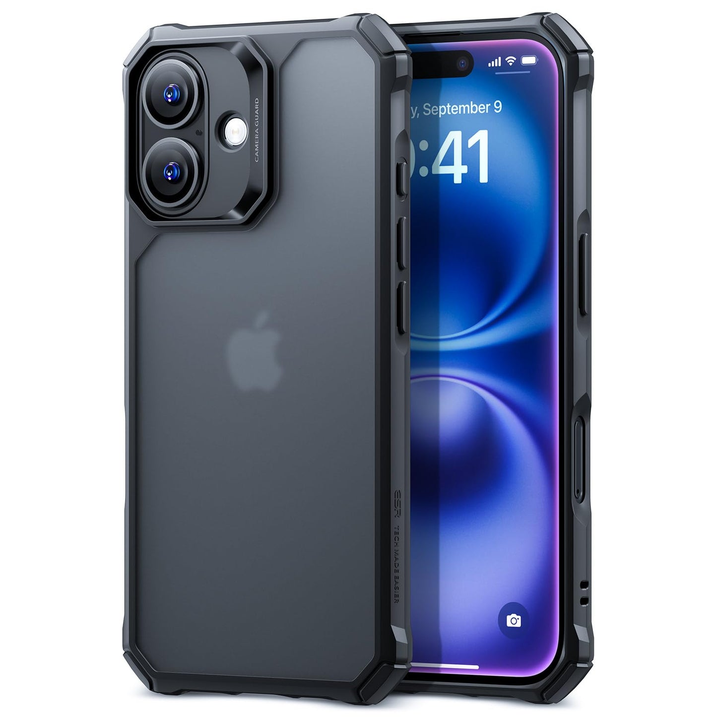 ESR Air Armor Case, Compatible with iPhone 13 Pro Max Case, Military-Grade Drop Protection, Shock-Absorbing Corners, Yellowing-Resistant Hard Back, Scratch Resistant, Clear