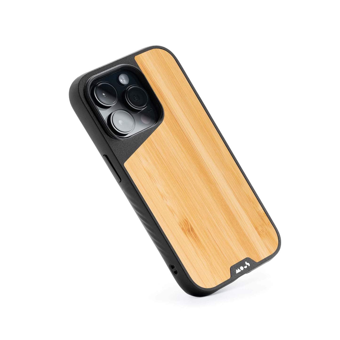 Mous - Case for iPhone 14 - Black Leather - Limitless 5.0 - Protective iPhone 14 Case MagSafe Compatible - Shockproof Phone Cover