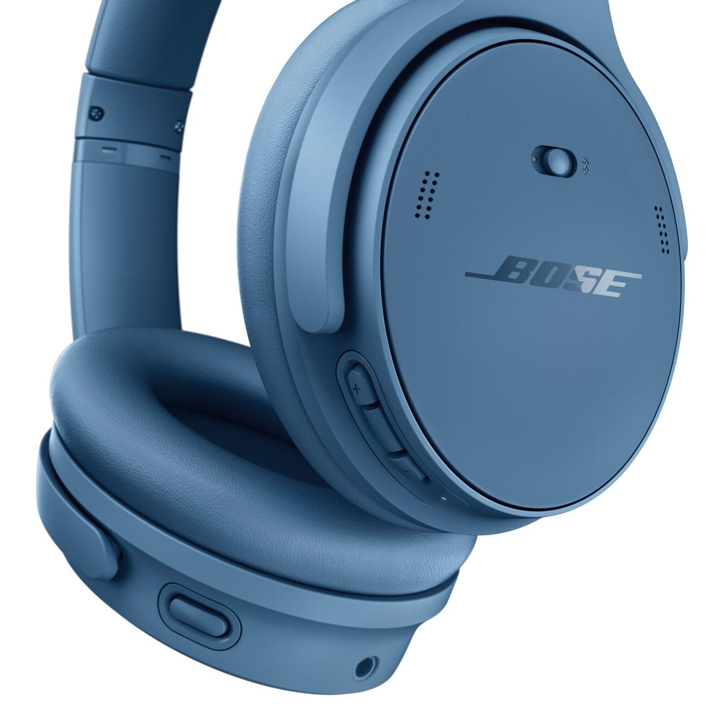 Bose QuietComfort Bluetooth Headphones, Wireless Headphones, Over Ear Noise Cancelling Headphones with Mic, Up To 24 Hours of Battery Life, White Smoke