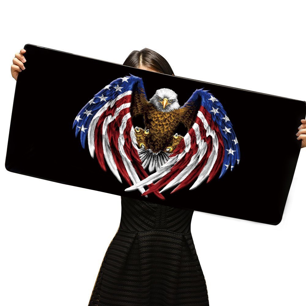 XXL Professional Large Mouse Pad & Computer Game Mouse Mat (35.4x15.7x0.1IN, Map) (90 * 40 Map)