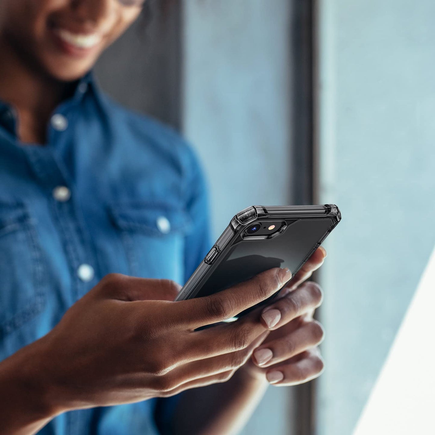 ESR Air Armor Case, Compatible with iPhone 13 Pro Max Case, Military-Grade Drop Protection, Shock-Absorbing Corners, Yellowing-Resistant Hard Back, Scratch Resistant, Clear