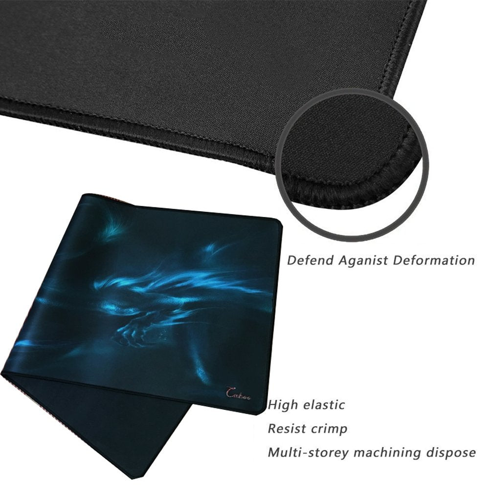 XXL Professional Large Mouse Pad & Computer Game Mouse Mat (35.4x15.7x0.1IN, Map) (90 * 40 Map)