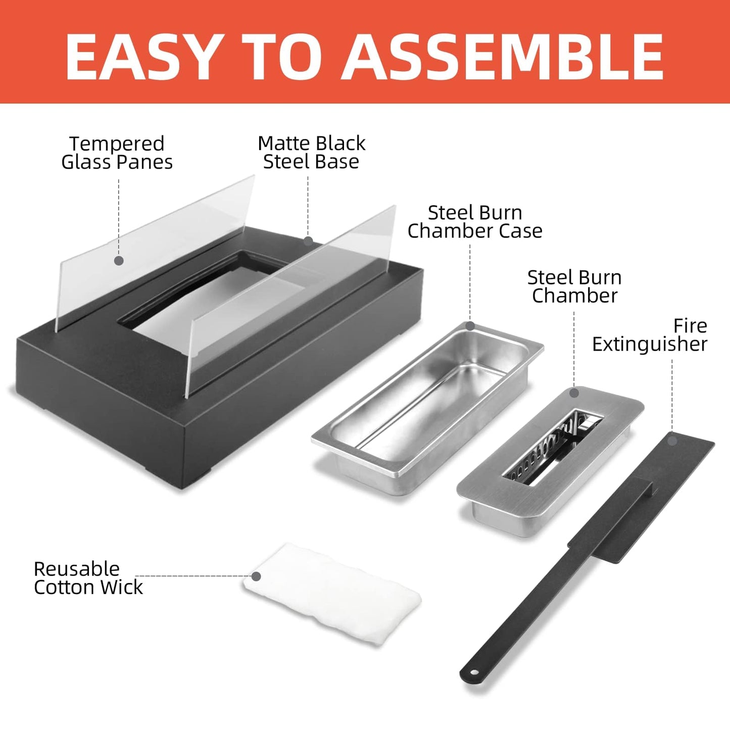 2024 New Tabletop Fire Pit,Woodgrain Portable Table Top Firepit Outdoor Indoor Table top Fireplace Smores Maker for Family Dinner Party Patio Balcony Backyard Housewarming Table Decor